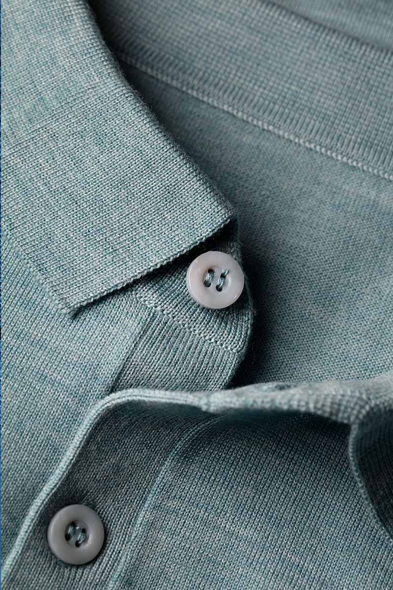 Joe Riva Buttons Short Sleeve Mythos Blue