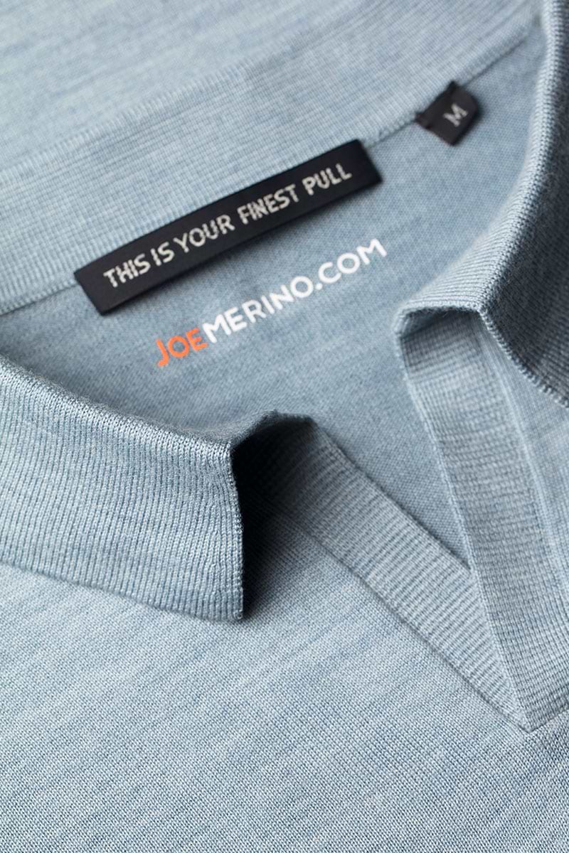Joe Riva Short Sleeve Hazy Blue