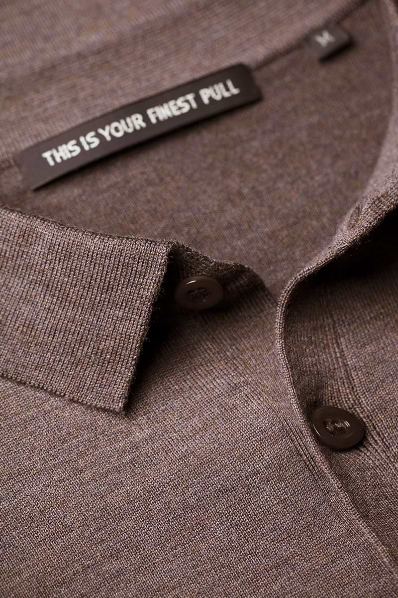 Riva Buttons Long Sleeve Muddy Clay