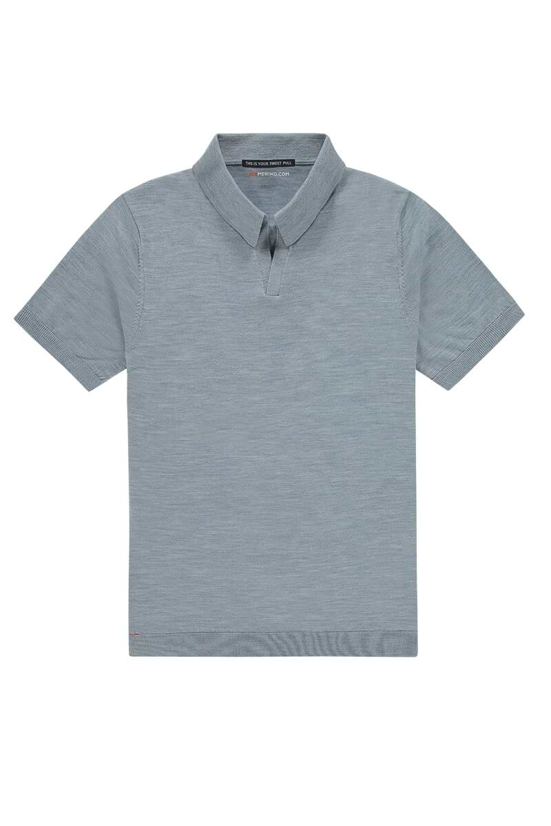 Joe Riva Short Sleeve Hazy Blue