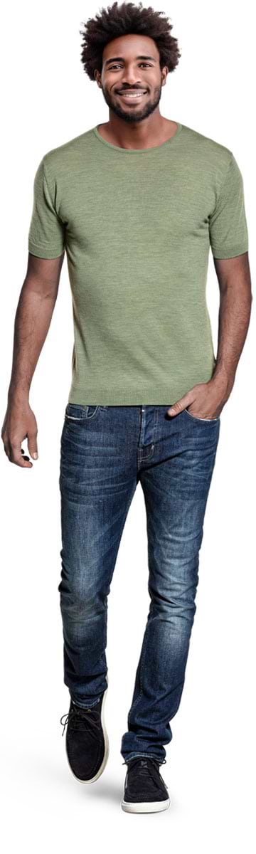Joe Riva Crew Short Sleeve Agave Green