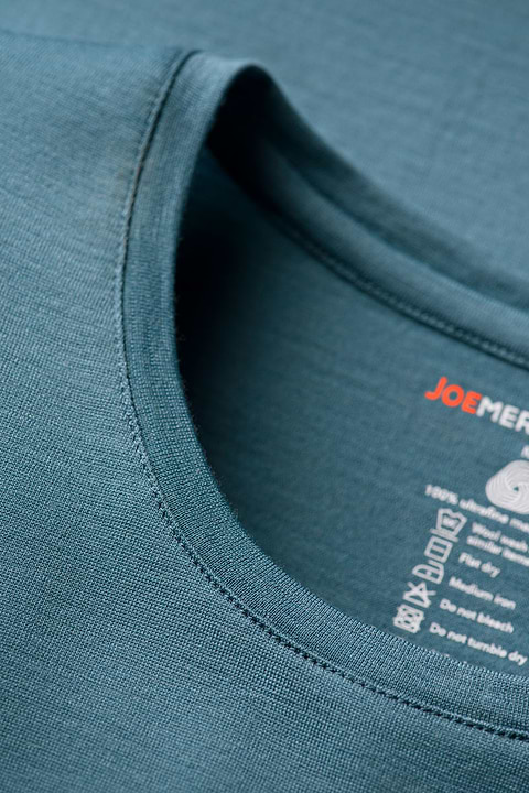 Joe Shirt Round Neck Teal - Base Image