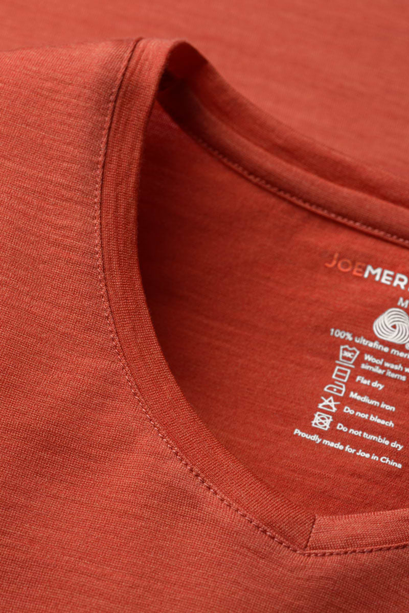 Shirt V-Neck Burned Mandarin - Base Image