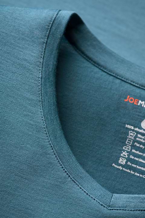 Shirt V-Neck Teal - Base Image