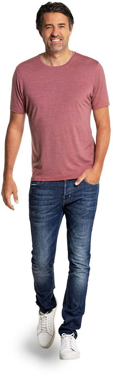 Shirt Round Neck Peruvian Pink