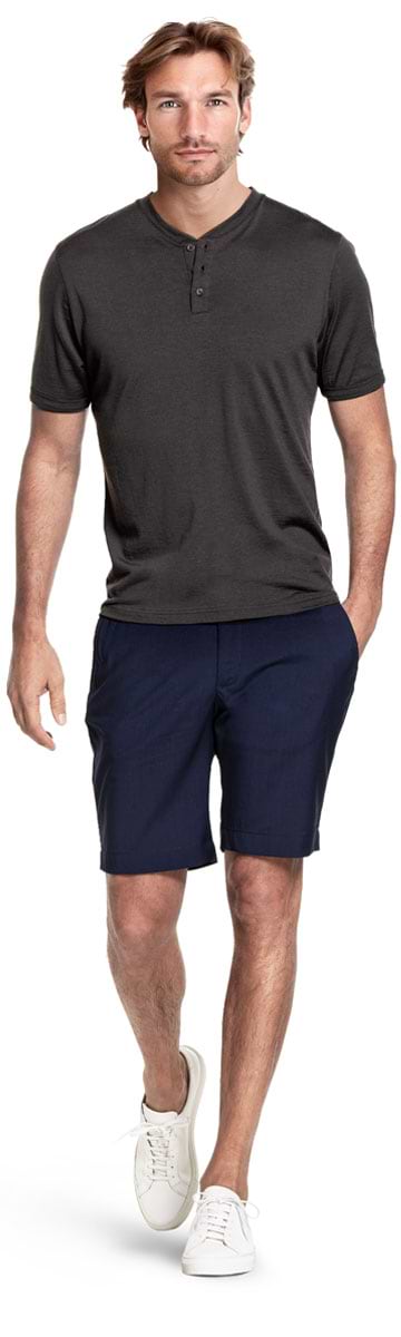 Shirt Henley Short Sleeve Bold Eagle