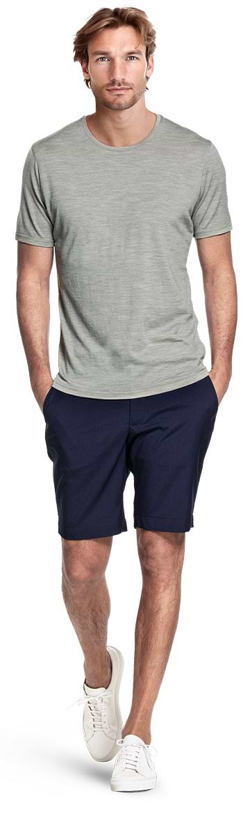 Joe Shirt Round Neck Hazy Green