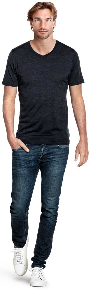 Joe Shirt V-neck Blue Whale