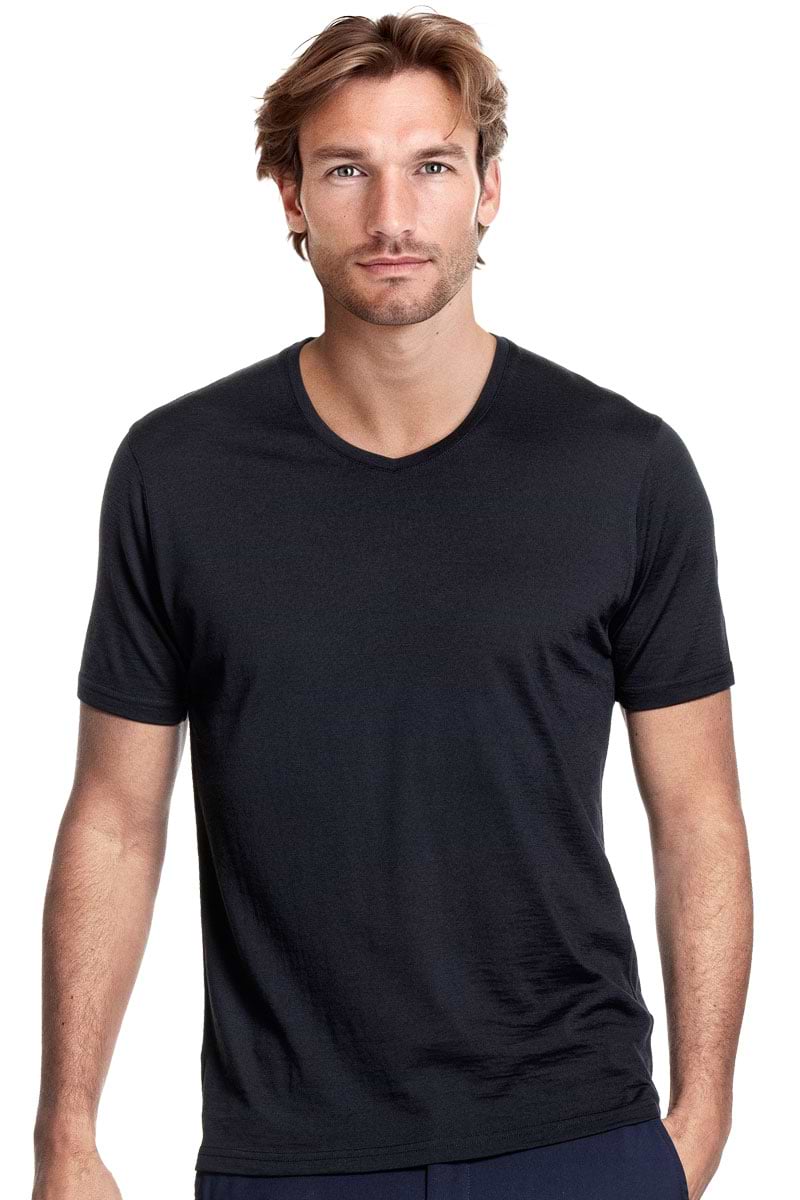 Shirt V-Neck Very Dark Navy