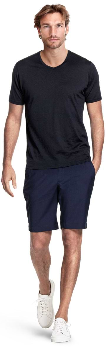 Shirt V-Neck Very Dark Navy