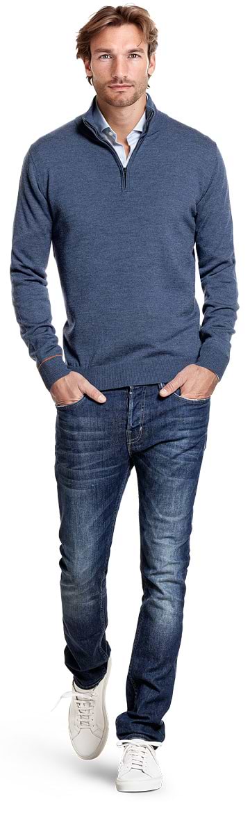Joe Zip Jeans Blue