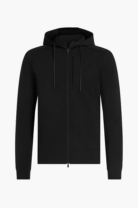 Travel Hoodie Deep Black - Base Image
