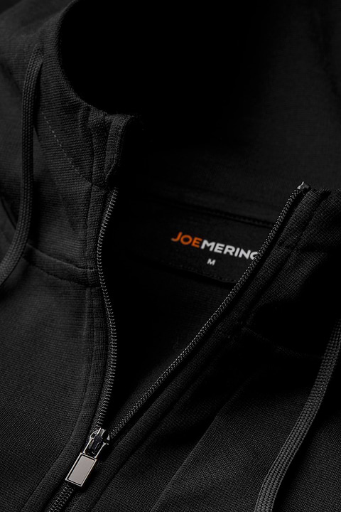 Travel Hoodie Deep Black - Base Image