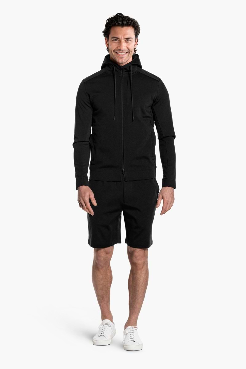 Travel Hoodie Deep Black