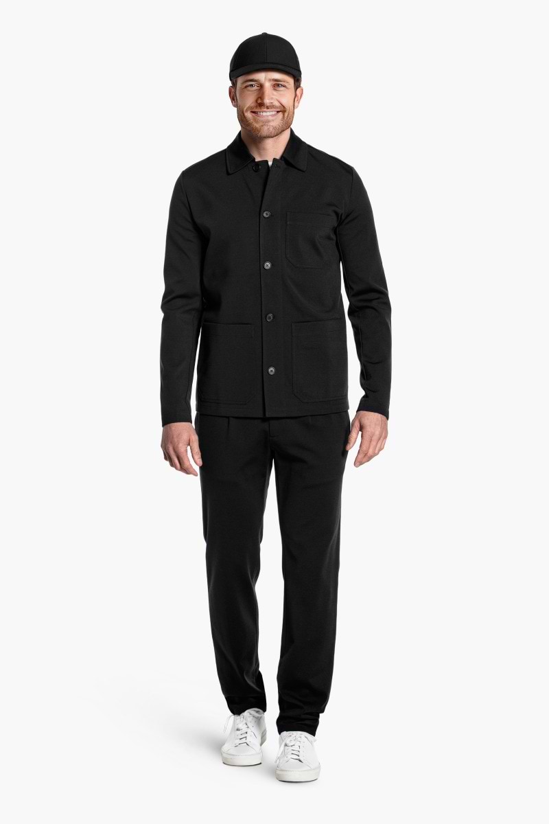 Travel Overshirt Deep Black