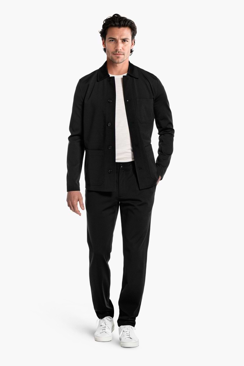 Travel Overshirt Deep Black