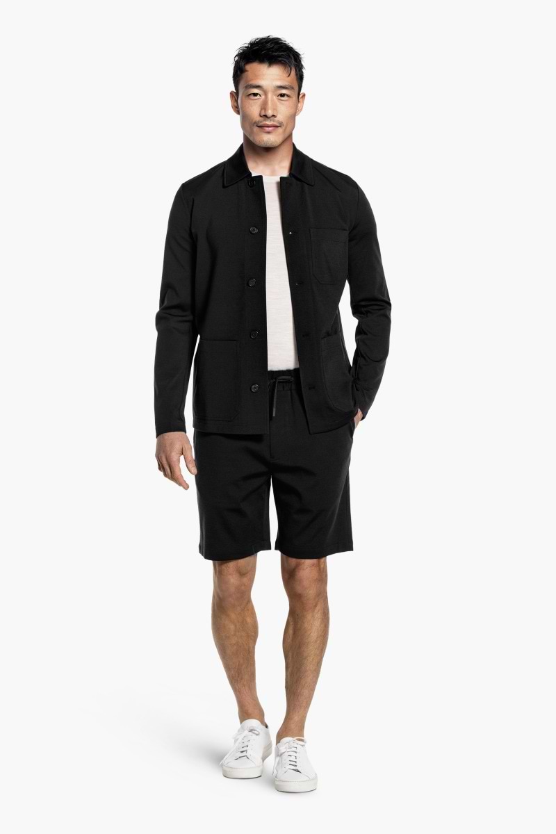 Travel Overshirt Deep Black