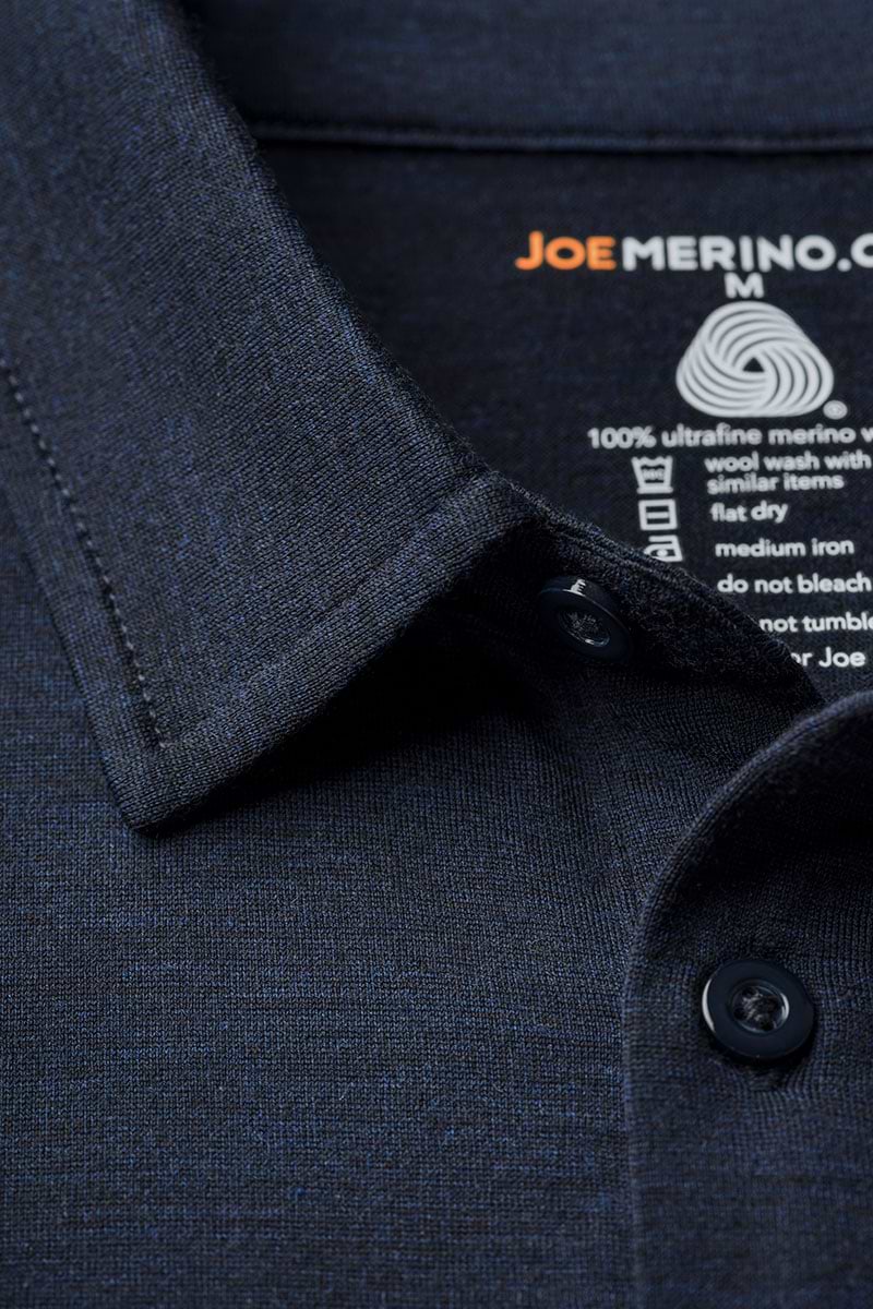 Shirt Polo Long Sleeve True Navy