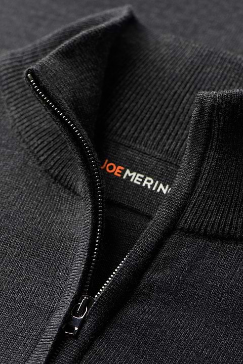 Joe Cardigan 2-Way Zip Antracite Grey - Base Image