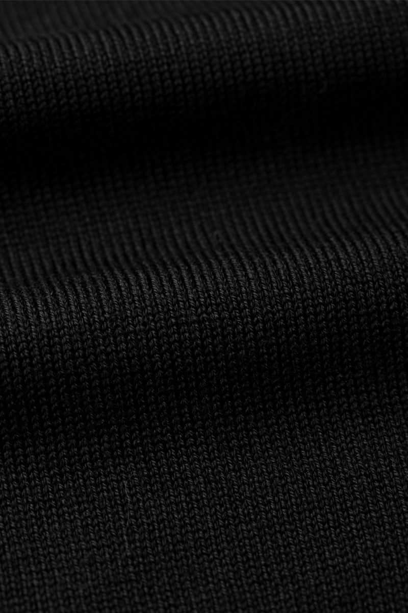 Joe Cardigan 2-Way Zip Deep Black