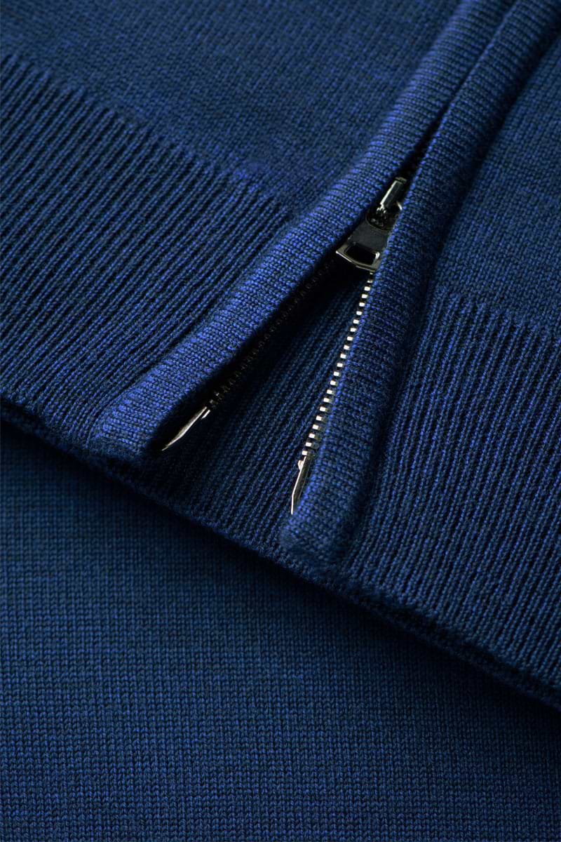 Joe Cardigan 2-Way Zip New Navy