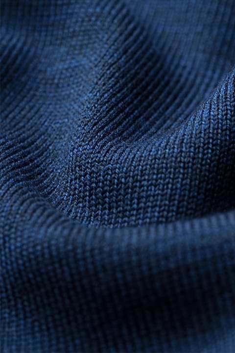 Joe Cardigan 2-Way Zip New Navy - Base Image