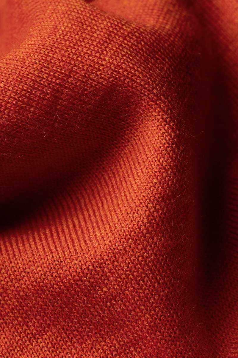 Joe V-neck Burned Mandarin