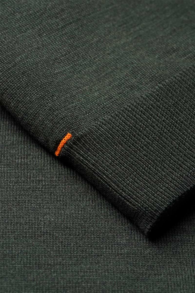 V-Neck Heavy British Green