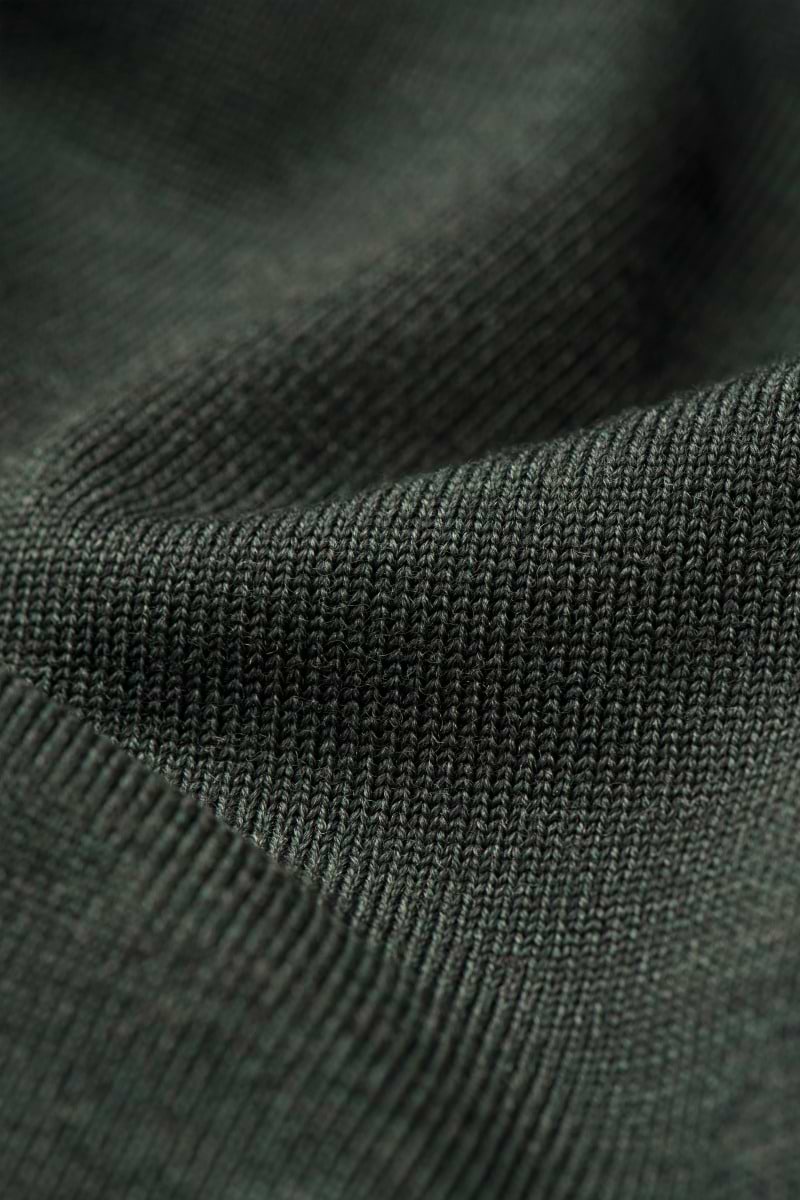 V-Neck Heavy British Green