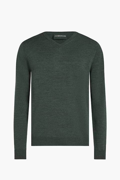 V-Neck Heavy British Green - Base Image