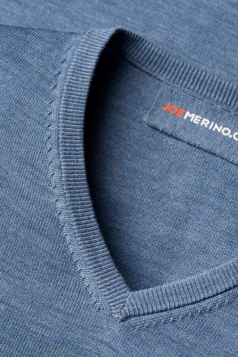 V-Neck Heavy Ice Blue