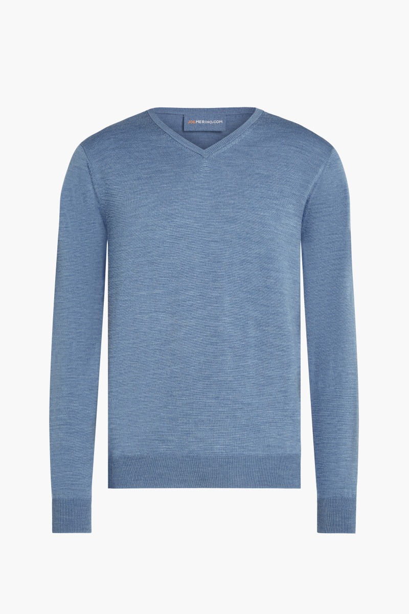 V-Neck Heavy Ice Blue