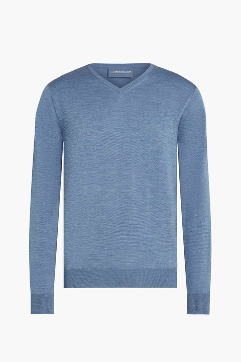 V-Neck Heavy Ice Blue - Base Image
