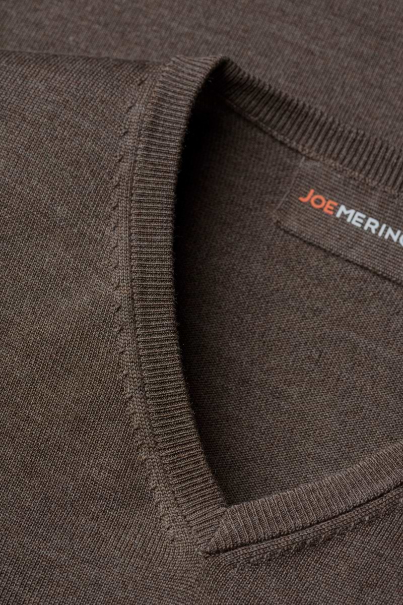 V-Neck Heavy Tobacco Brown