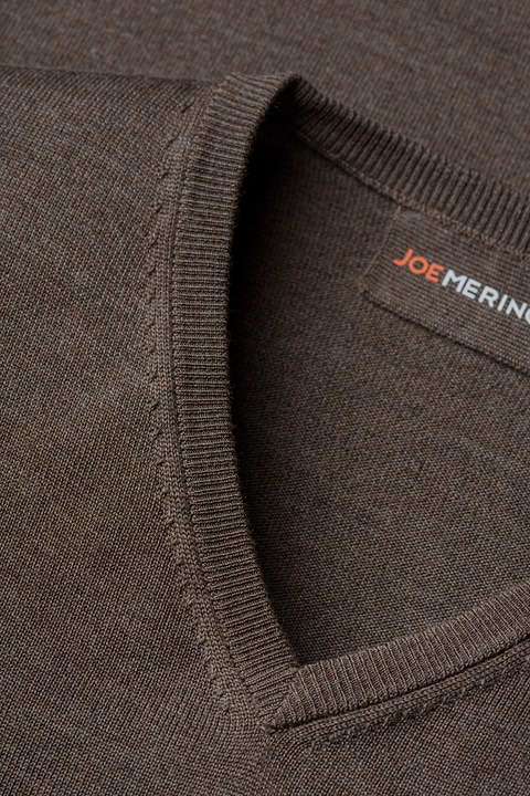 V-Neck Heavy Tobacco Brown - Base Image