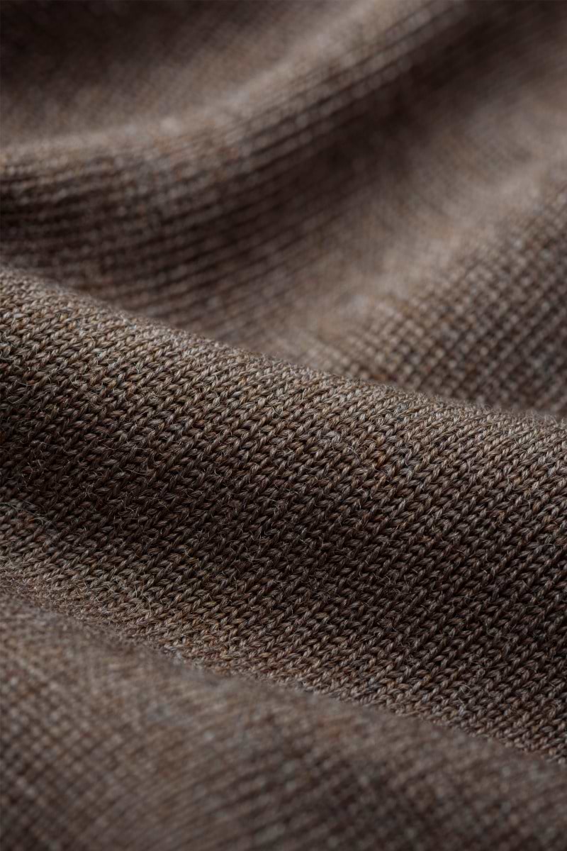 V-Neck Heavy Tobacco Brown