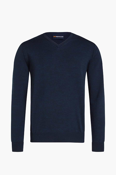 V-Neck Heavy True Navy - Base Image