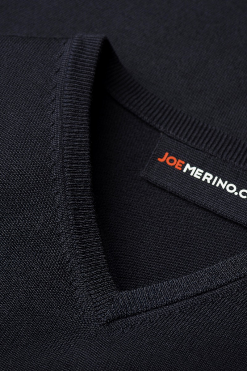 V-Neck Heavy Very Dark Navy