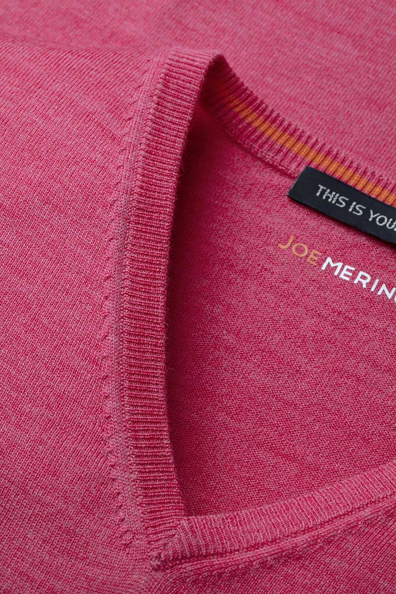 Joe V-Neck Ibiza Pink - Base Image