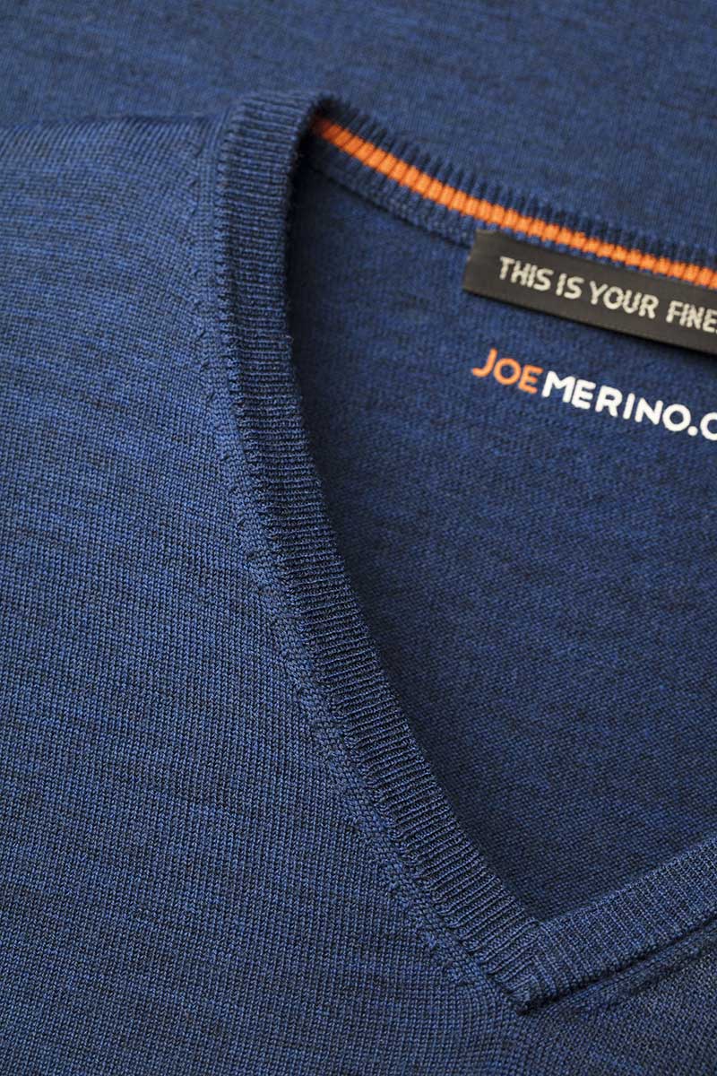 Joe V-neck Extra Long New Navy