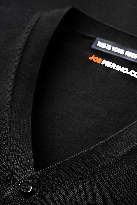 Joe Vest Deep Black - Base Image