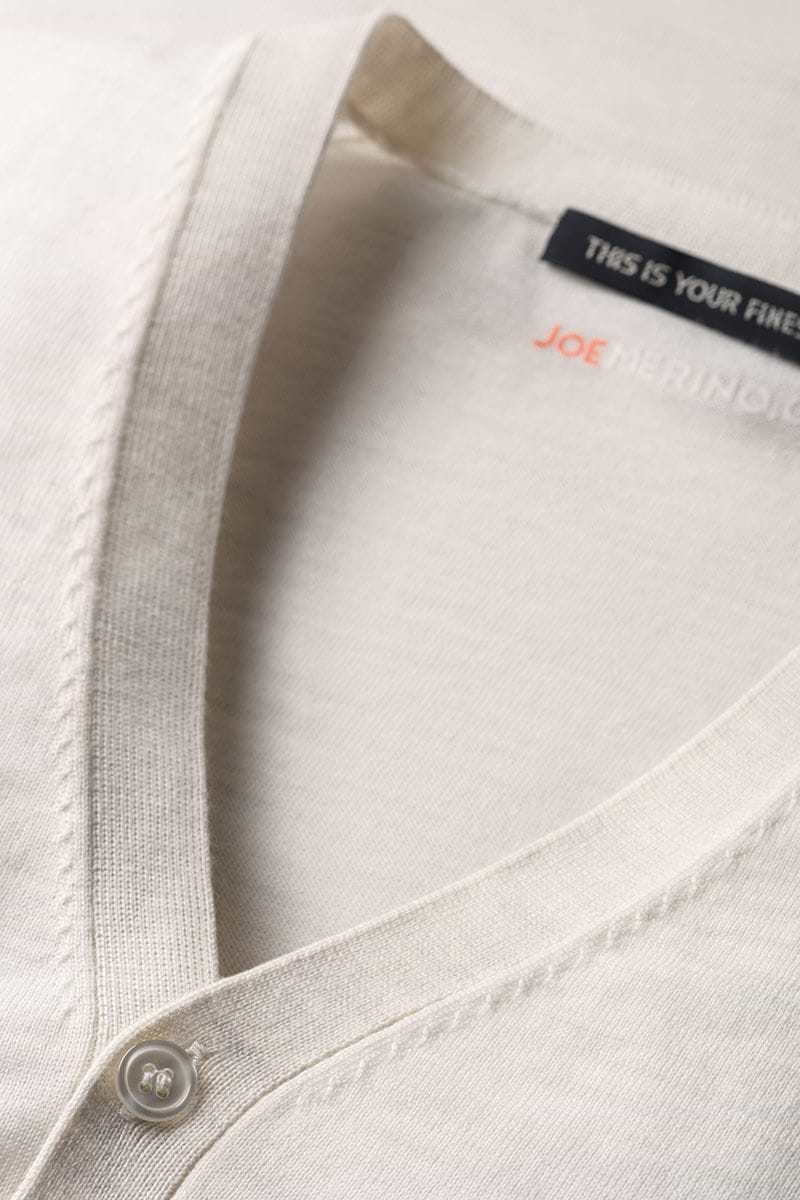 Joe Vest Wool White