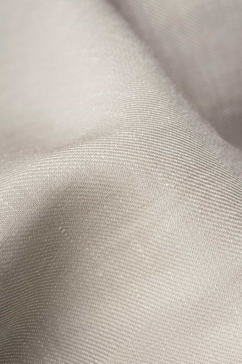 Wool Linen Blazer Light Beige - Hover