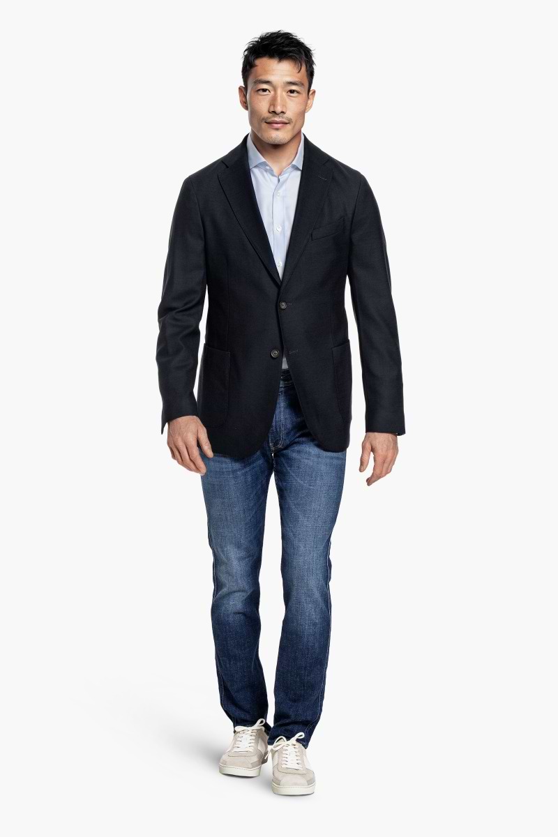 Blazer Woven Navy