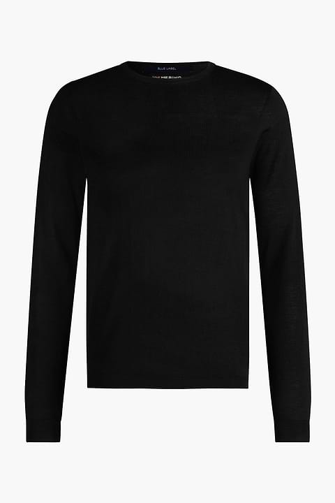 Blue Label Classic Crew Deep Black - Base Image