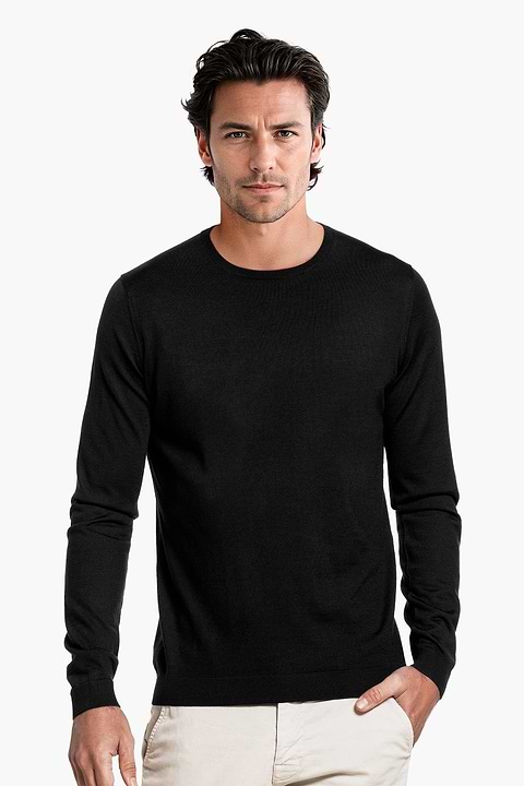 Blue Label Classic Crew Deep Black - Base Image