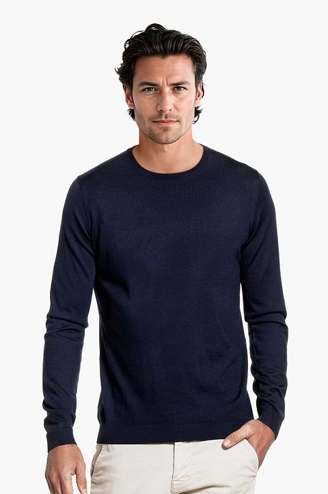 Blue Label Classic Crew Navy Blue - Base Image