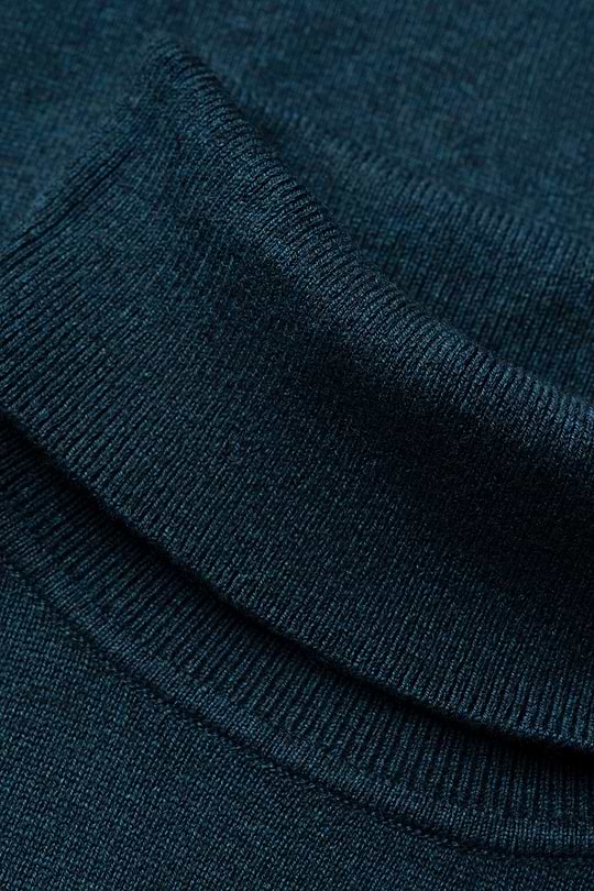Blue Label Merino Cashmere Col Dark Petrol - Base Image
