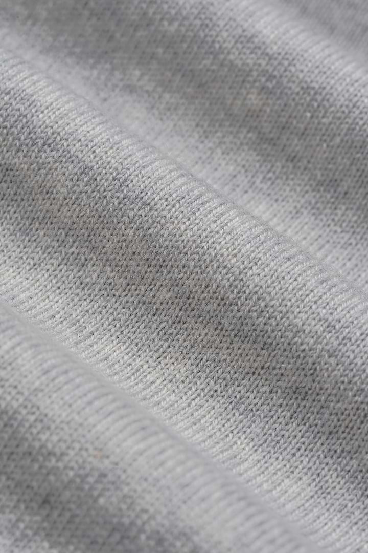 Blue Label Merino Cashmere Zip Light Grey - Base Image