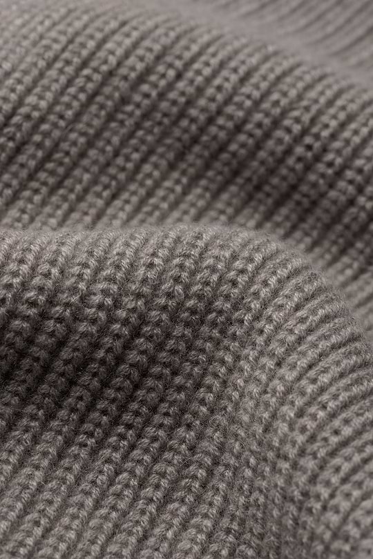 Blue Label Merino Cashmere Scarf Brown Grey - Base Image